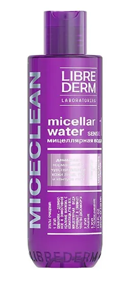 LIBREDERM MICECLEAN SENSE вода мицеллярная д/нормальной и чувствительной кожи 200мл