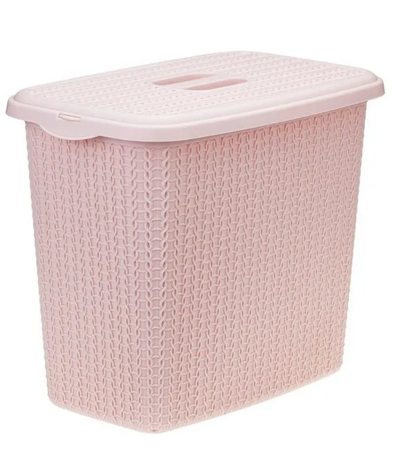 ВЯЗАНИЕ контейнер д/стирального порошка 6л цв.чайная роза М1244/10