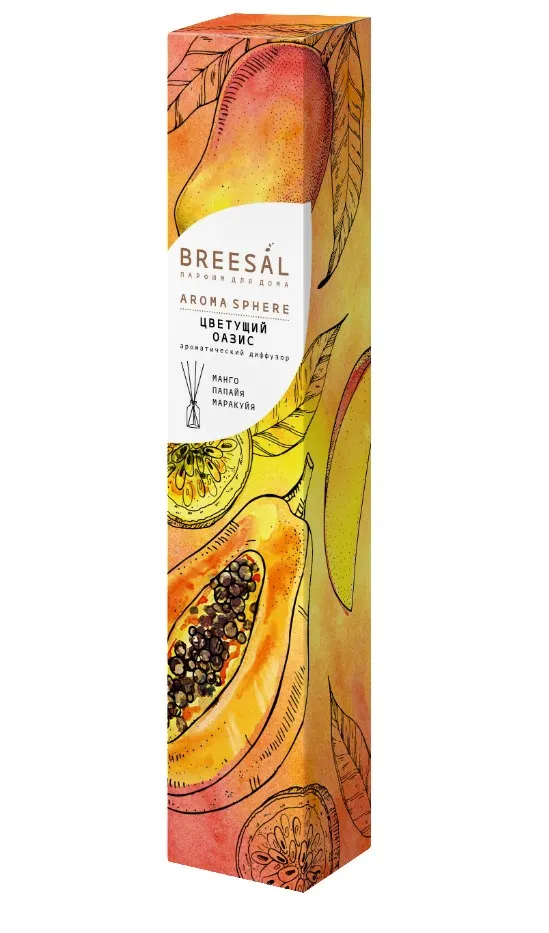 BREESAL диффузор ароматический aroma sphere цветущий оазис 50мл BR0019