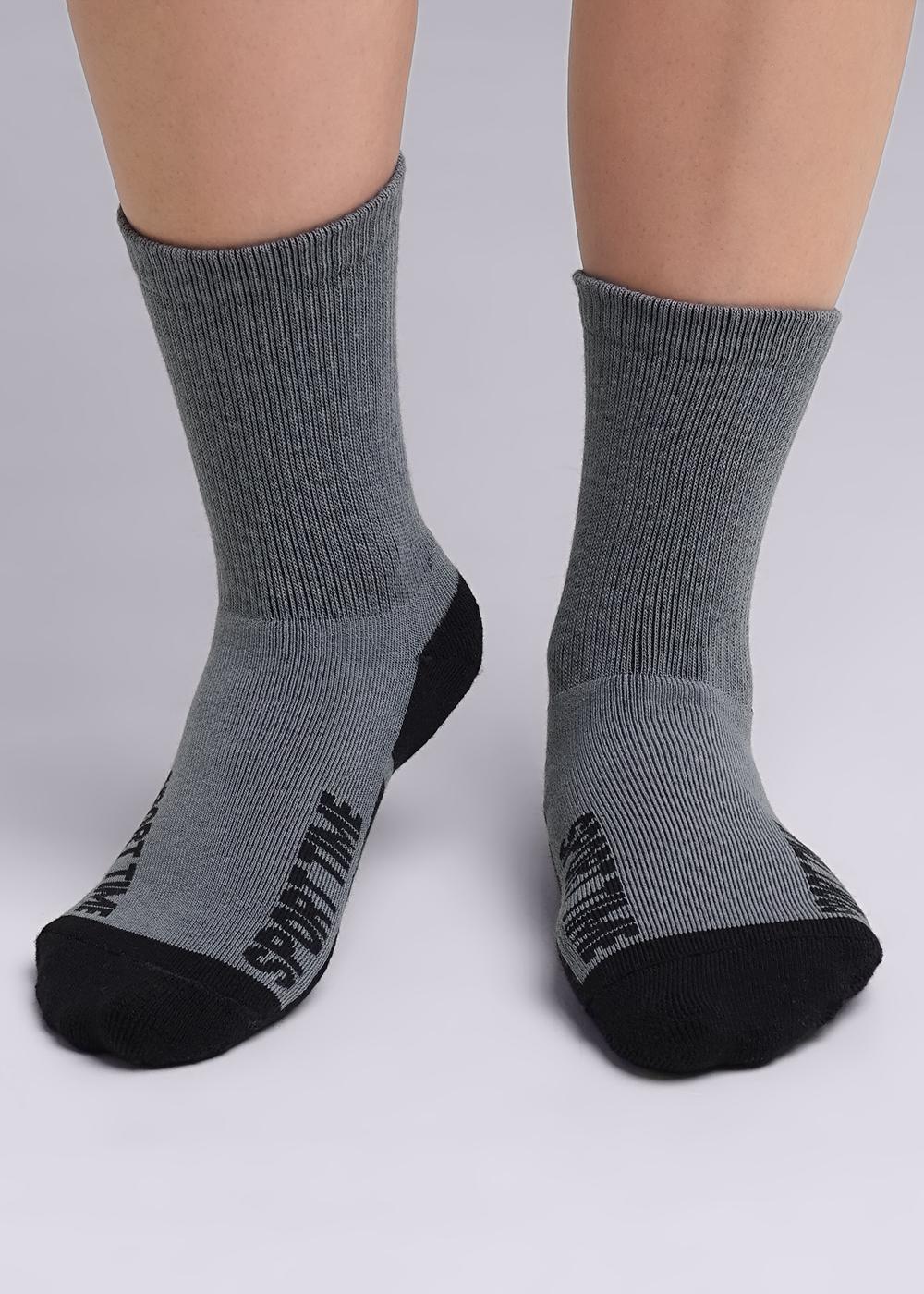 CLEVER носки детские термо плюш С301П серый р.20-22