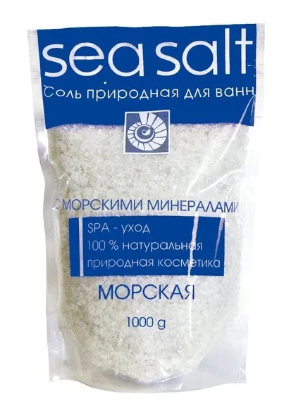 СЕВЕРНАЯ ЖЕМЧУЖИНА соль с пеной д/ванн с морскими минералами 1000г ЭЛ-1062