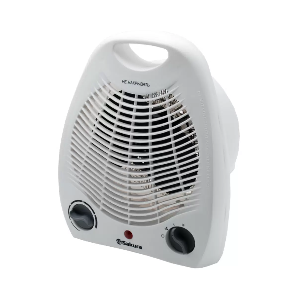SAKURА тепловентилятор спиральный белый SA-0500W