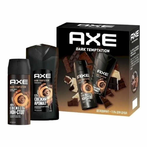 AXE набор подарочный муж. dark temptation: гель д/душа, антиперспирант