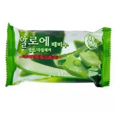 JUNO мыло-пилинг aloe 150г