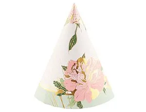 ВЕСЕЛАЯ ЗАТЕЯ колпак дизайн пионы 6шт 1501-4935