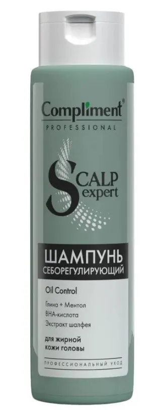 COMPLIMENT Professional Scalp Expert шампунь себорегулирующий д/жирной кожи головы 250мл