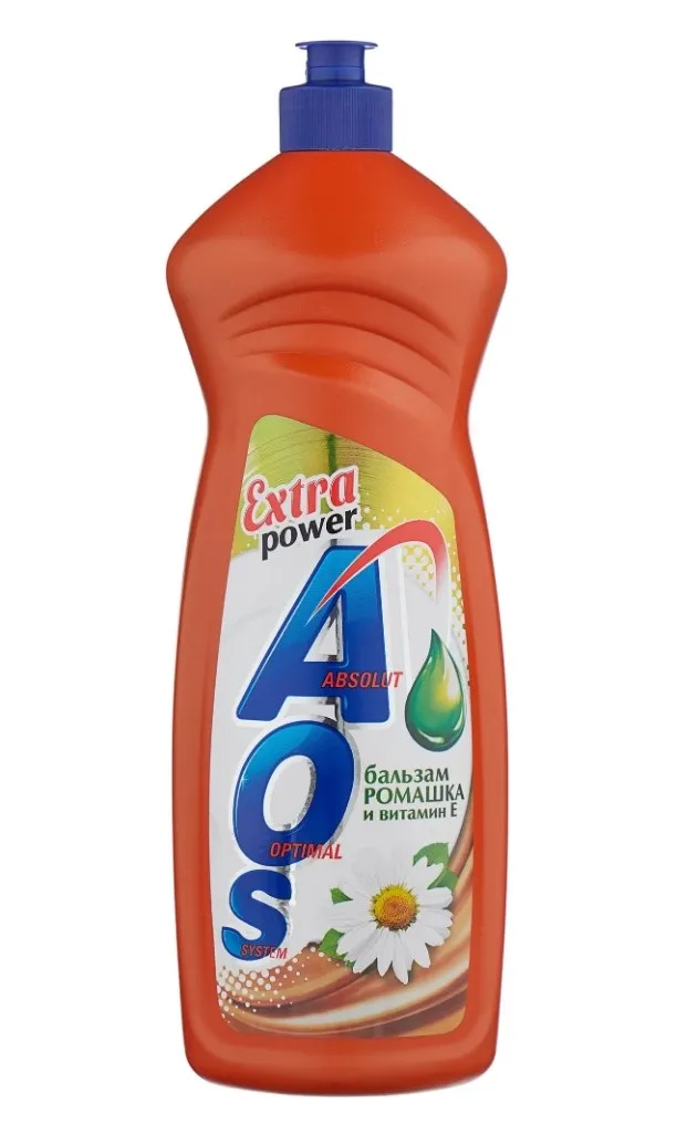 AOS средство д/мытья посуды ромашка и витамин е 0,9л