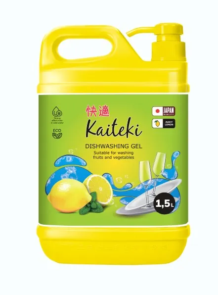 KAITEKI средство д/мытья посуды лимон 1,5л