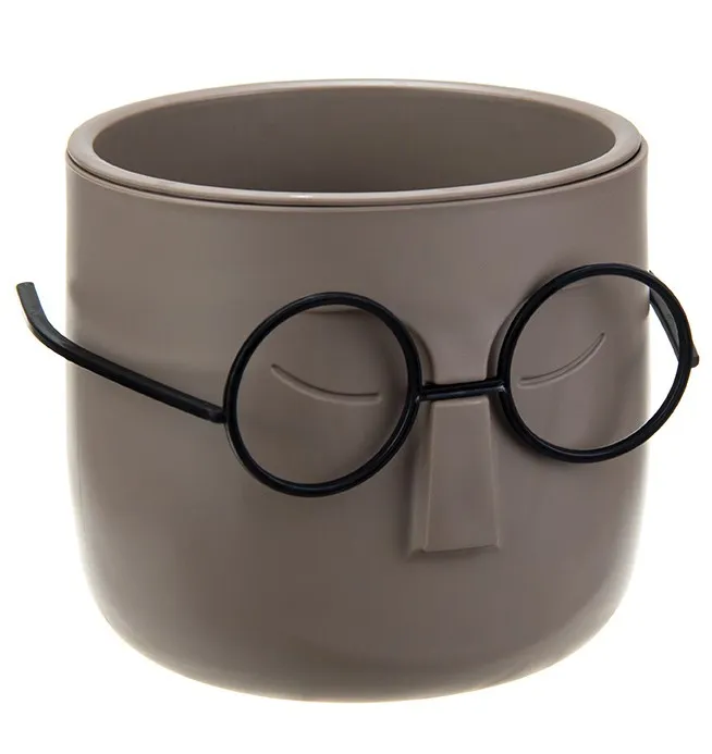 Кашпо стив цв.французский серый 650мл М3079/8