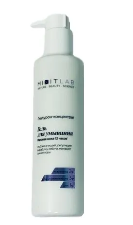 MIXIT Lab Hyaluron гель д/умывания с ниацинамидом и цинком д/жирной кожи 250мл