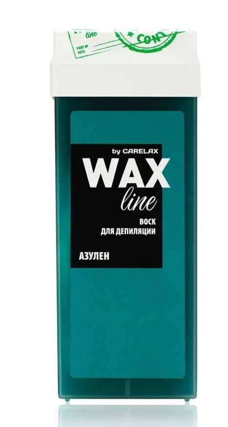 CARELAX воск картридж д/депиляции wax line азулен 100мл