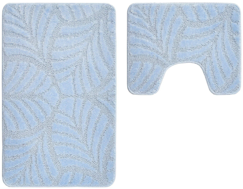 SHAHINTEX набор ковриков актив icarpet цв.голубой 50*80/50*40см 890870