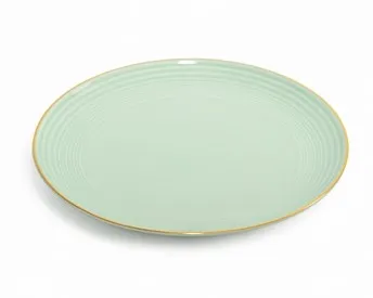 FIORETTA Fiesta цв.мятный тарелка обеденная 25см TDP700