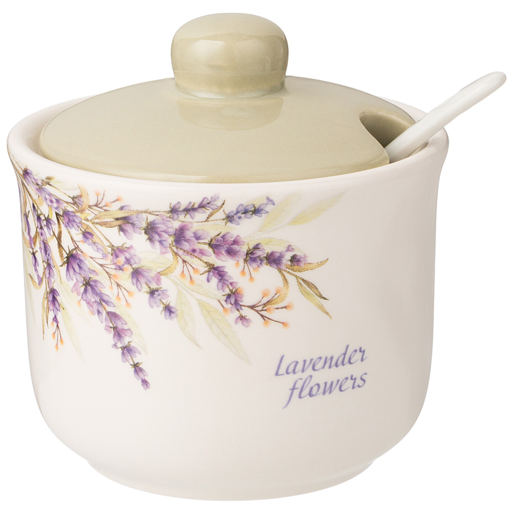 AGNESS Душа прованса сахарница с ложкой 300мл 358-2057