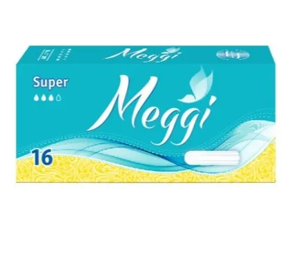 MEGGI тампоны гигиенические super 16шт 4204
