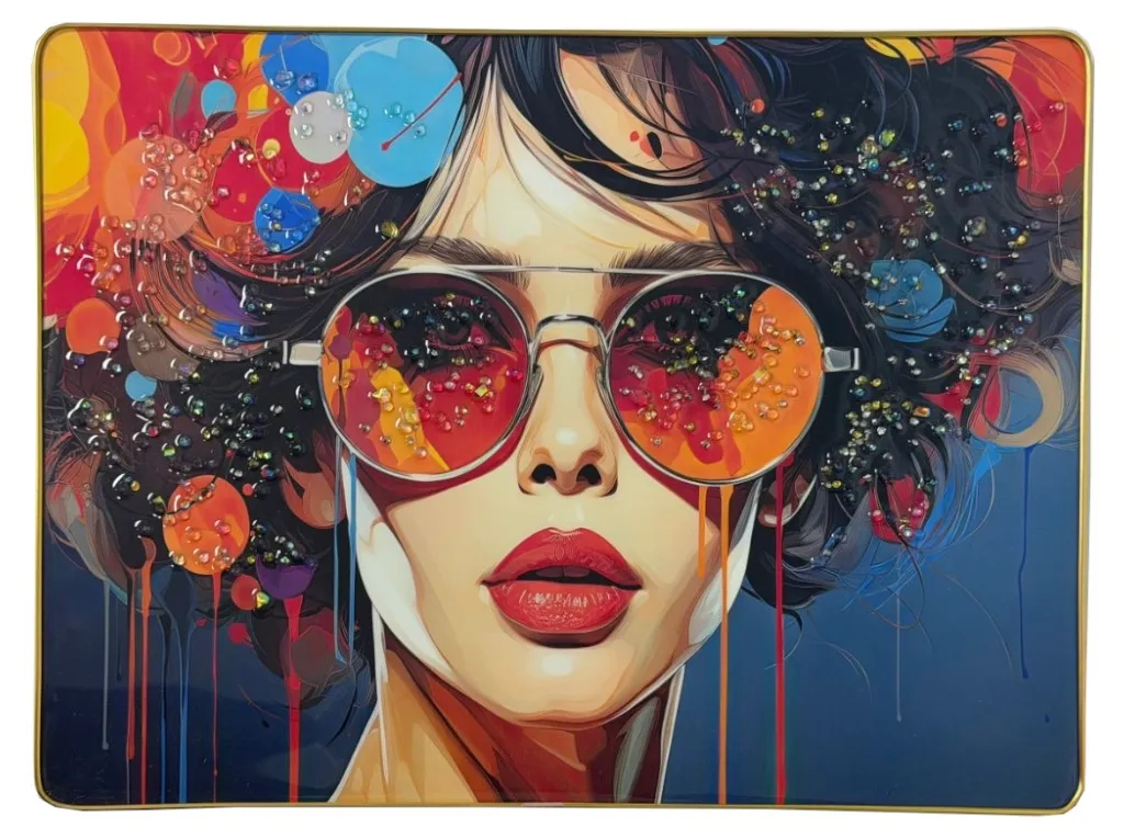 Картина девушка в очках 30*40 2024-4914