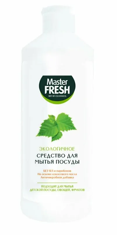 MASTER FRESH средство д/мытья посуды экологичное 500мл (12)