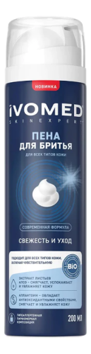 IVOMED MEN пена д/бритья свежесть и уход 200мл                                                     