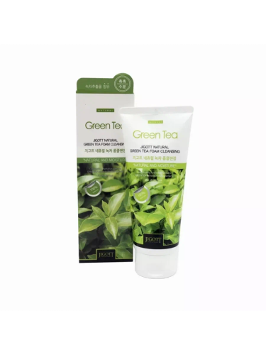 JIGOTT пенка д/умывания с экстрактом зеленого чая очищающая 180мл
