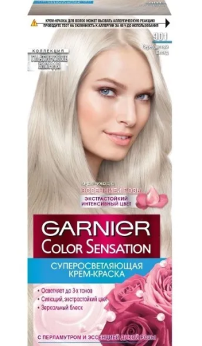 GARNIER COLOR SENSATIONAL краска д/волос т.901 серебристый блонд