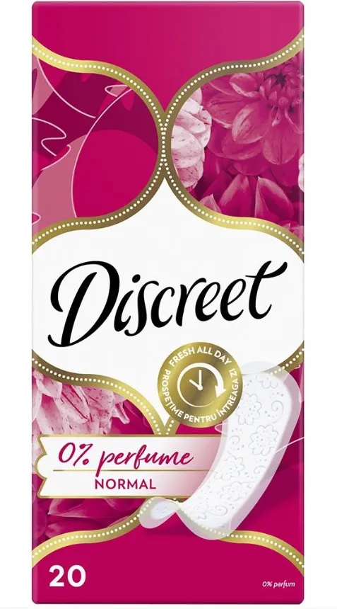DISCREET прокладки ежедневные нормал плюс 20шт AD024/054/675