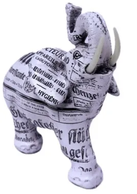 Фигура декоративная слон 17*17*8см 2024-3415
