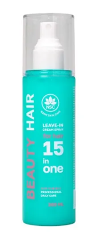 NSC BEAUTY HAIR крем-спрей д/волос несмываемый 15в1 200мл