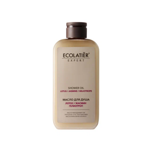ECOLATIER Expert масло д/душа лотос жасмин гелитроп 300мл
