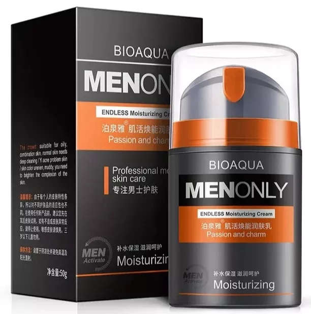 BIOAQUA крем д/лица мужской увлажняющий д/всех типов кожи масло ши 50г