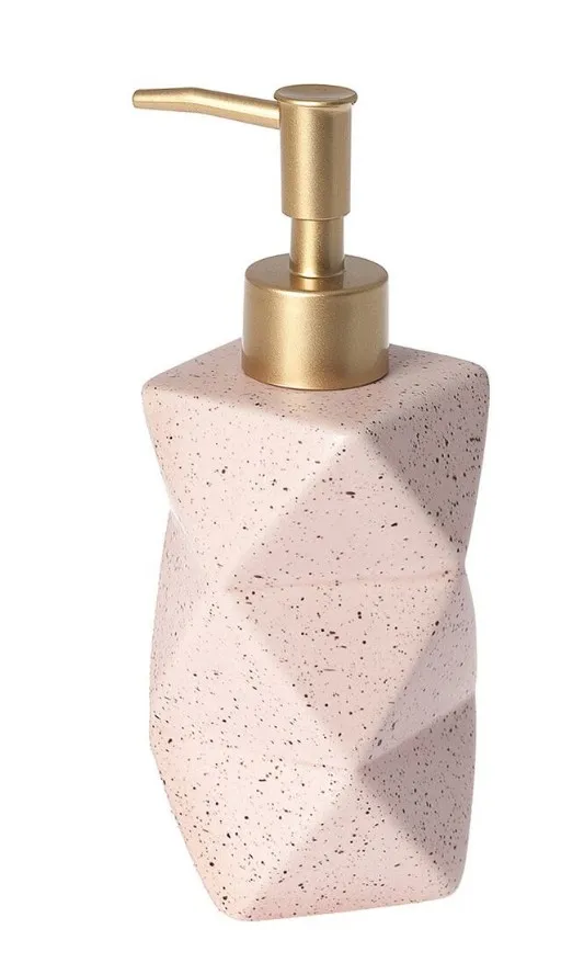 FRESH CODE Сoral sand диспенсер д/жидкого мыла керамика матовое золото 75021_