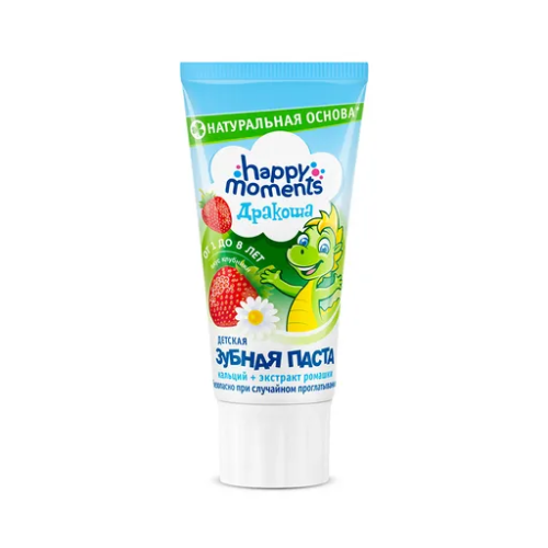 ДРАКОША паста зубная гелевая детская клубника 60г