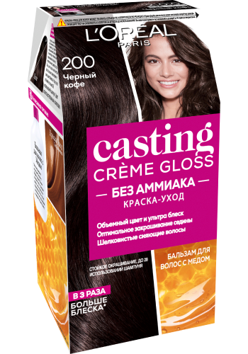 LOREAL CASTING CREME GLOSS краска д/волос т.200 черный кофе