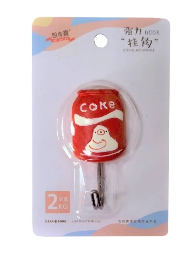 ILIKEGIFT крючок на липучке coke red