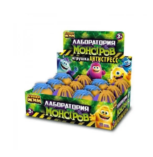 СУПЕР ЖИМ игрушка антистресс супер мялка монстр волосатик ZYP24022102-1-RU