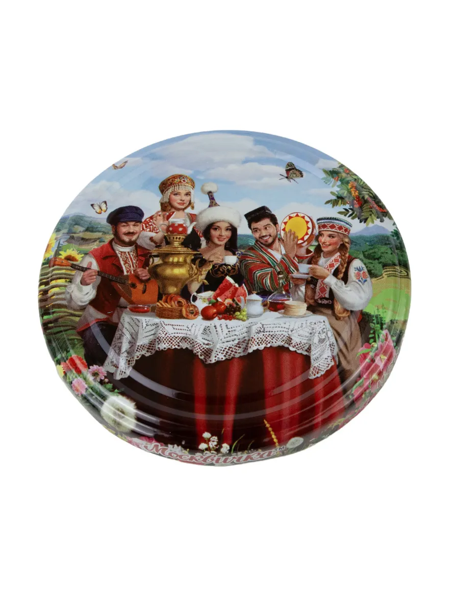 МОСКВИЧКА набор крышек твист-офф III-82 дружба народов 10шт 01034973
