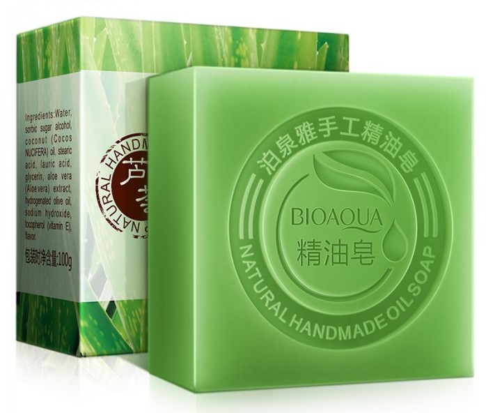 BIOAQUA мыло туалетное экстракт алоэ 100г                                                          