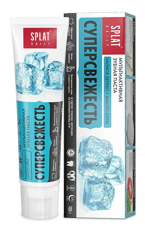 SPLAT паста зубная daily super fresh суперсвежесть 100г