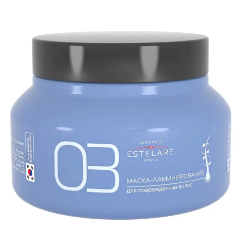 INSTITUTE ESTELARE маска-ламинирование разглаживающая д/поврежденных волос 250мл