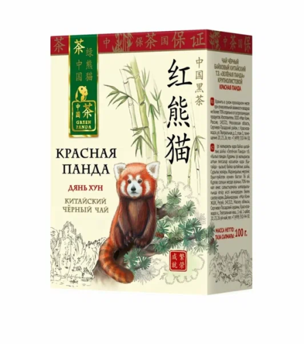 GREEN PANDA чай черный крупнолистовой красная панда 100г