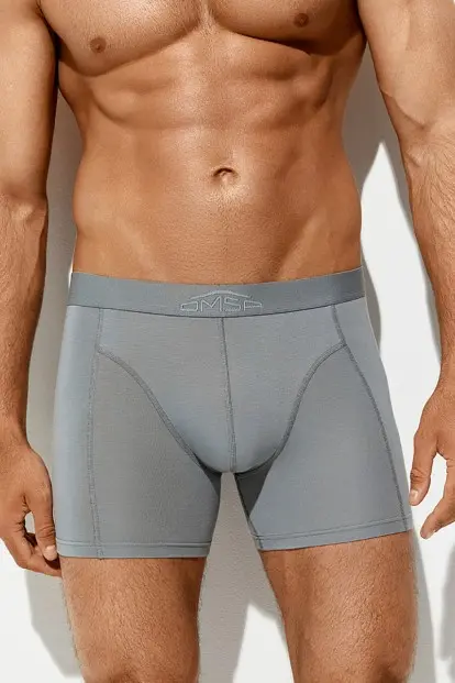 OMSA боксеры удлиненные с открытой резинкой B_OmB 1250 grigio р.54/3XL
