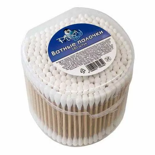 PINGY палочки ватные бамбук стакан 280шт 35660-14