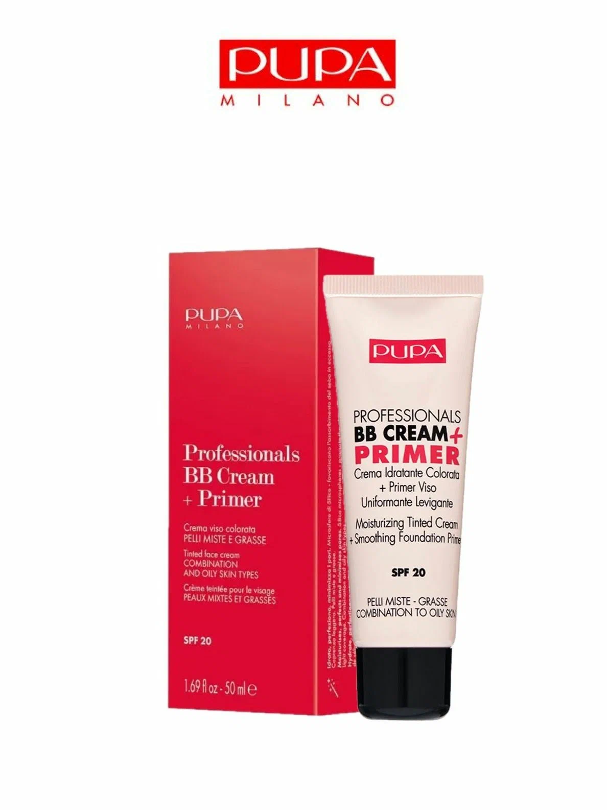 PUPA тональный ВВ крем т.02