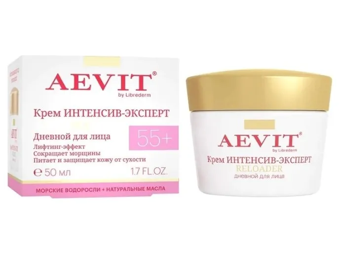 AEVIT BY LIBREDERM крем интенсив-эксперт reloarder восстанавление и уход против морщин дневной 55+
