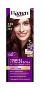 ПАЛЕТТ краска д/волос т.RF3 гранат