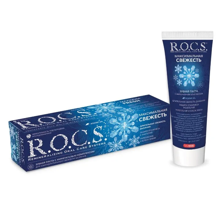 ROCS паста зубная максимальная свежесть 94г