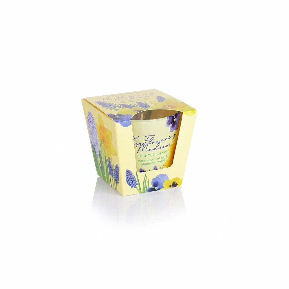 BARTEK свеча аромат. в стакане цветущее безумие 115г/12