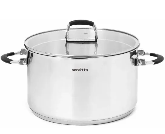 SERVITTA кастрюля с крышкой ручки-трансформеры носик д/слива terso 3,5л