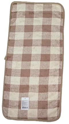 Полотенце махровое микрофибра клетка 35*75см ED25388