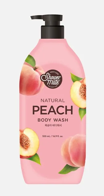 SHOWER MATE Natural гель д/душа персик 500мл