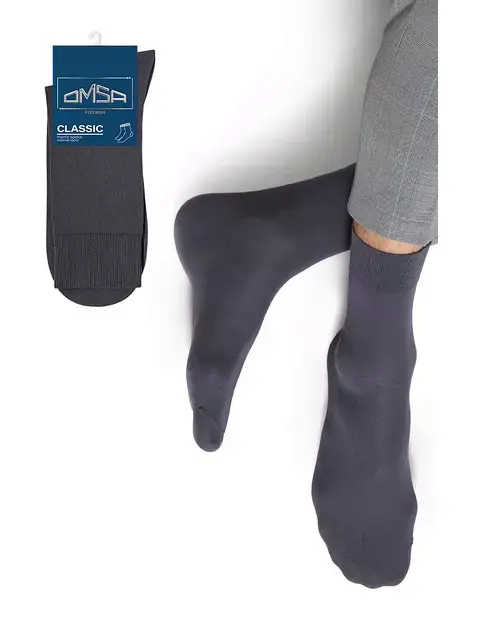 OMSA носки мужские классик 203 гриджио скуро р.42-44